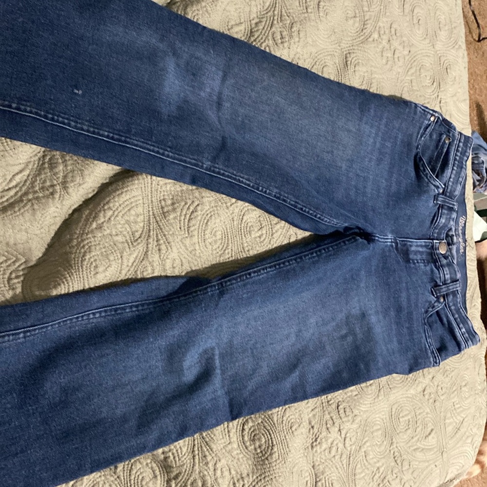 Wrangler Q-baby dark wash riding jeans